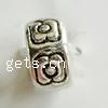 Zinc Alloy European Beads, Rondelle, plated Approx 4mm 