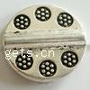 Zinc Alloy Flat Beads, Flat Round, plated lead & nickel free, 14mm 