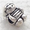 Zinc Alloy European Beads, Character, plated, without troll 14mm Approx 4mm 