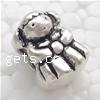 Zinc Alloy European Beads, Character, plated, without troll 13mm Approx 4mm 