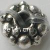 Zinc Alloy Spacer Beads, Flower, plated lead & nickel free, 6mm 