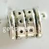 Zinc Alloy European Beads, Tube, plated lead & nickel free, 6mm Approx 4mm 