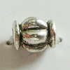 Perles en alliage de zinc ondulé, rondelle, Placage, plus de couleurs à choisir, sans plomb et cadmium Environ Vendu par sac