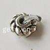 Zinc Alloy Spacer Beads, Flower, plated lead & nickel free, 4mm 