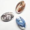 Handmade Lampwork Beads, Oval, 23x14mm, Sold by PC