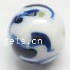 Handmade Lampwork Beads, Round, 17mm, Sold by PC
