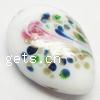 Handmade Lampwork Beads, Heart, 25x18x10mm, Sold by PC