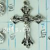 Zinc Alloy Cross Pendants, Crucifix Cross, plated 