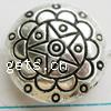 Zinc Alloy Flat Beads, Flat Round, plated lead & nickel free, 18mm 