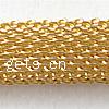 Brass Network Chain, plated 6mm, Approx 