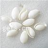 Trumpet Shell Beads, Oval, natural, no hole, white, 20-25mm Approx 1mm, Approx 
