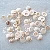 Perles en coquillage trompette, coquille de trompette, hélice, naturel, aucun trou, 8-12mm, Vendu par kg