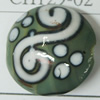 Acrylic Cabochons, Flat Round, 18mm, 200PCs/Bag, Sold By Bag