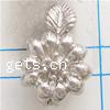 Zinc Alloy Magnetic Clasp, Flower, plated, plating thickness more than 3μm 