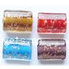 Handmade Lampwork Beads, Flat Rectangle, 29x22x12mm, Hole:Approx 6MM, Sold by PC