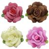 Flower Polymer Clay Beads, layered 12mm 