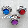 Watch Finger Ring, Zinc Alloy, with Metal Alloy, Flat Round, mixed colors Approx 18mm, US Ring 