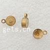 Brass Pendant Findings, plated Approx 1mm 