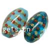 Handmade Lampwork Beads, Oval, 25X15X15mm, Sold by PC