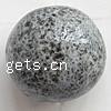 Speckled Porcelain Beads, Round 