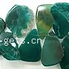 Green Agate, Nuggets, 20-43mm, Sold per 16-Inch Strand