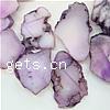 Lilac Whtie Agate Beads , Nuggets, 20-47mm, Sold per  Strand