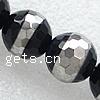 Round Crystal Beads, half-plated, handmade faceted 12mm Inch 