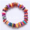 Dyed Shell Bracelet, 8-10mm 7.5Inch Approx 7.5 Inch 