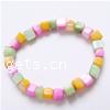 Dyed Shell Bracelet, Nuggets, 7-9mm 7.5Inch Approx 7.5 Inch 