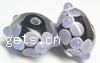 Handmade Lampwork Beads,Rondelle,16x10mm,Sold per PC