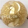 Brass Stardust Beads, Round, plated, flower cut 8mm Approx 1.8mm 