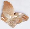 Carved Shell Pendants, Butterfly 