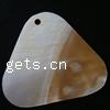 Dyed Shell Pendants, Triangle Approx 10mm 