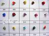 Handmade Lampwork Beads, Rondelle, 3x8mm, Sold by PC