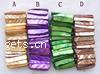 Dyed carcasa pulsera, Nácar, Pepitas, más colores para la opción, 30mm, longitud:aproximado 7 Inch, Vendido por Sarta