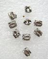 Zinc Alloy Spacer Beads, Leaf, plated nickel, lead & cadmium free 