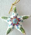 Cloisonne Christmas Gift, Star, mixed colors 