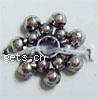 Zinc Alloy Spacer Beads, Flower, plated nickel, lead & cadmium free, 8mm, Approx 