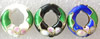 Filigrane Cloisonné Perlen, Kreisring, mit Blumenmuster, verkauft von PC