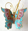 Cloisonne Christmas Gift, Butterfly, mixed colors 