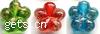 Handmade Lampwork Beads, Flower, 20X20x12mm, Sold by PC