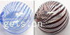 Perles Murano soufflées, chalumeau, Rond, plus de couleurs à choisir, 30mm Environ 2mm, Vendu par PC