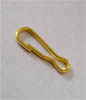 Iron Key Clasp, golden yellow 