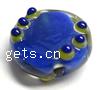 Handmade Lampwork Beads,Flat round,15x15x8mm,Sold per PC