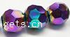 Runde Kristallperlen, Kristall, bunte Farbe plattiert, verschiedene Größen vorhanden & handgemachte facettiert, Länge:13-14 ZollInch, verkauft von Strang