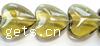 Abalorios de Cristal con Forma de Corazón, lisa, más colores para la opción, 14mm, longitud:13-14 Inch, Vendido por Sarta