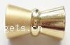 Brass Magnetic Clasp, Bowknot, plated, magnetism about 3000 gauss 