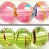 Drawbench Glass Beads, Round, translucent 12mm Inch 
