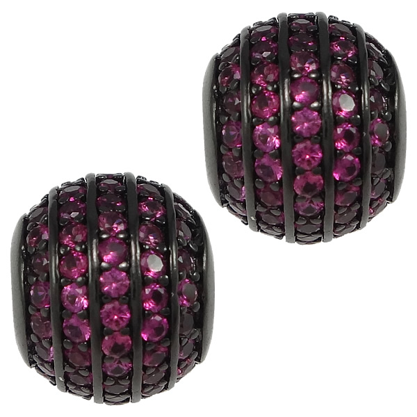 plumbum black plated with rose CZ