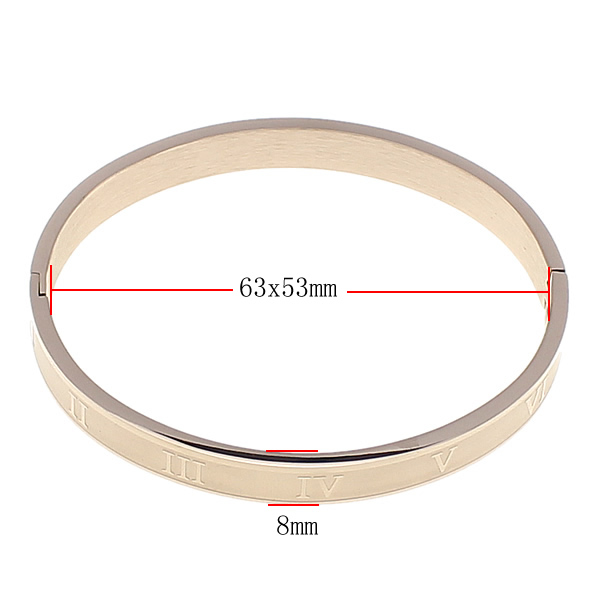 8mm, Inner Diameter:Approx 63x53mm, Length:Approx 7.3 Inch